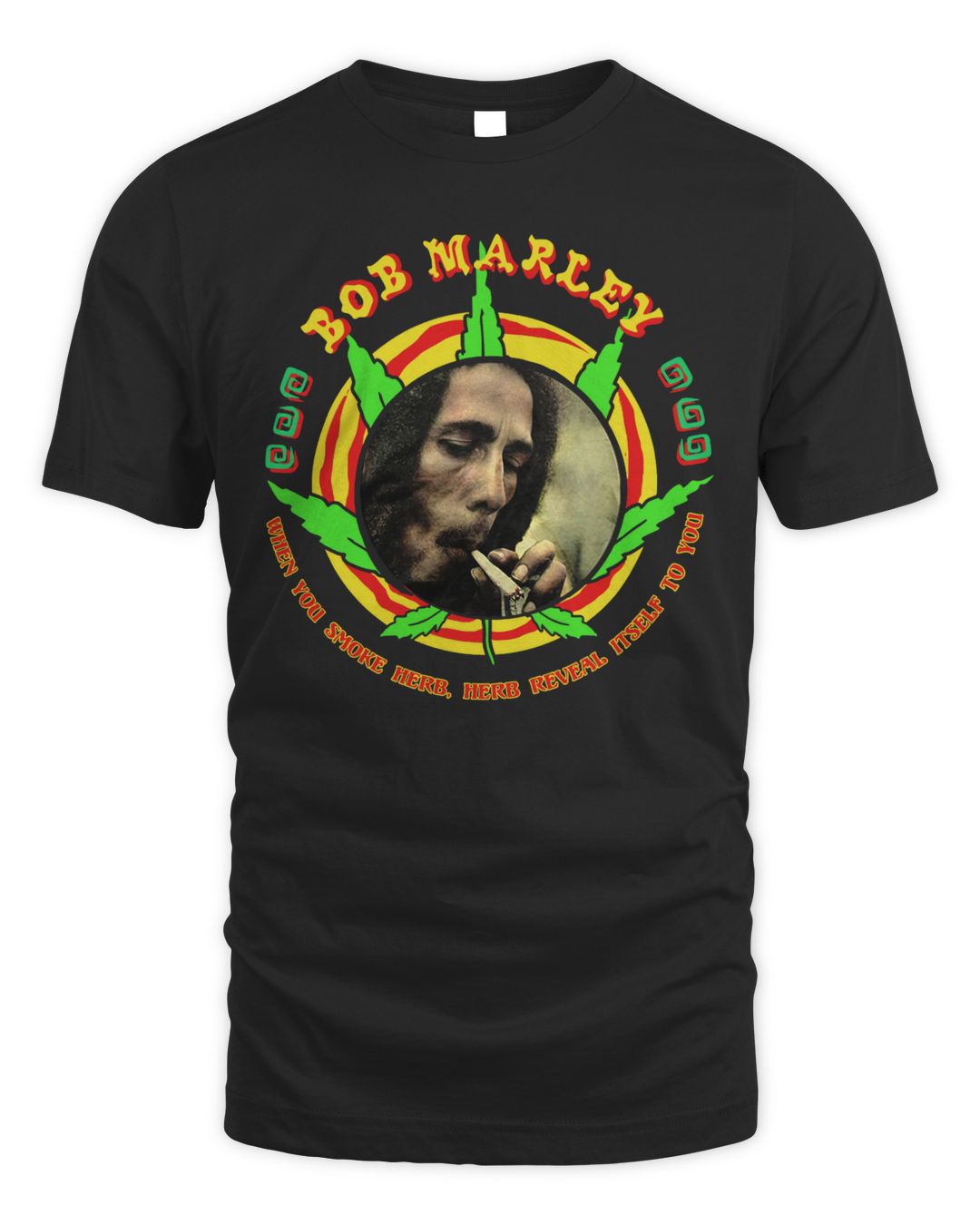 Bob Marley Merch Herb Reveal Itself To You Shirt