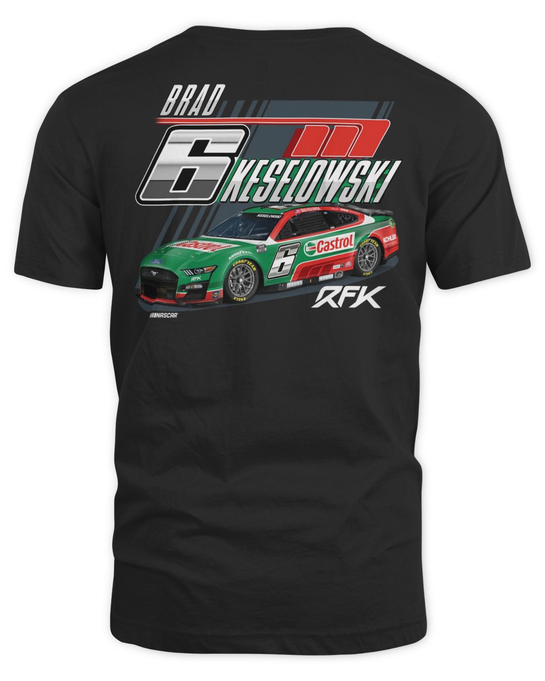 Brad Keselowski RFK Racing Castrol 2-Spot Graphic Shirt
