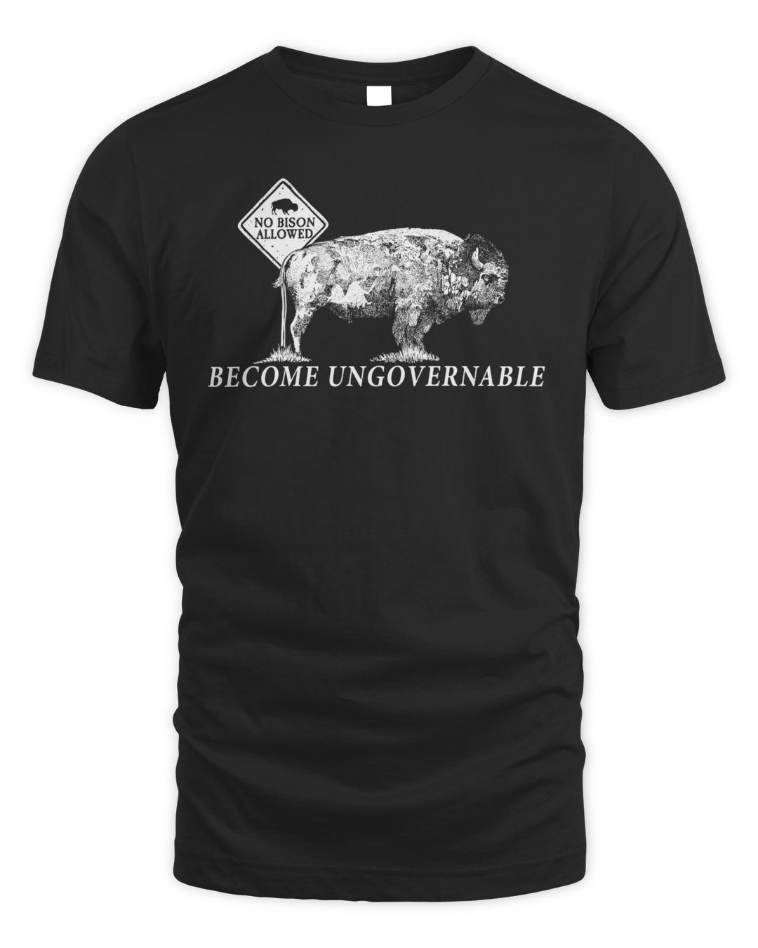 Garand Thumb Merch Become Ungovernable Bison Shirt