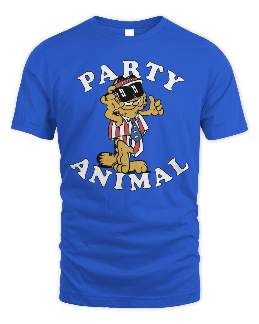 Garfield Usa Party Animal Homage Shirt