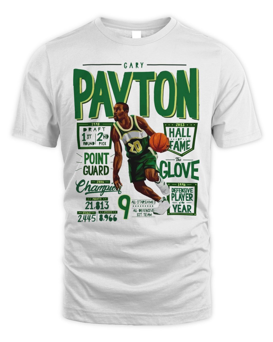Gary Payton Merch Position G Shirt