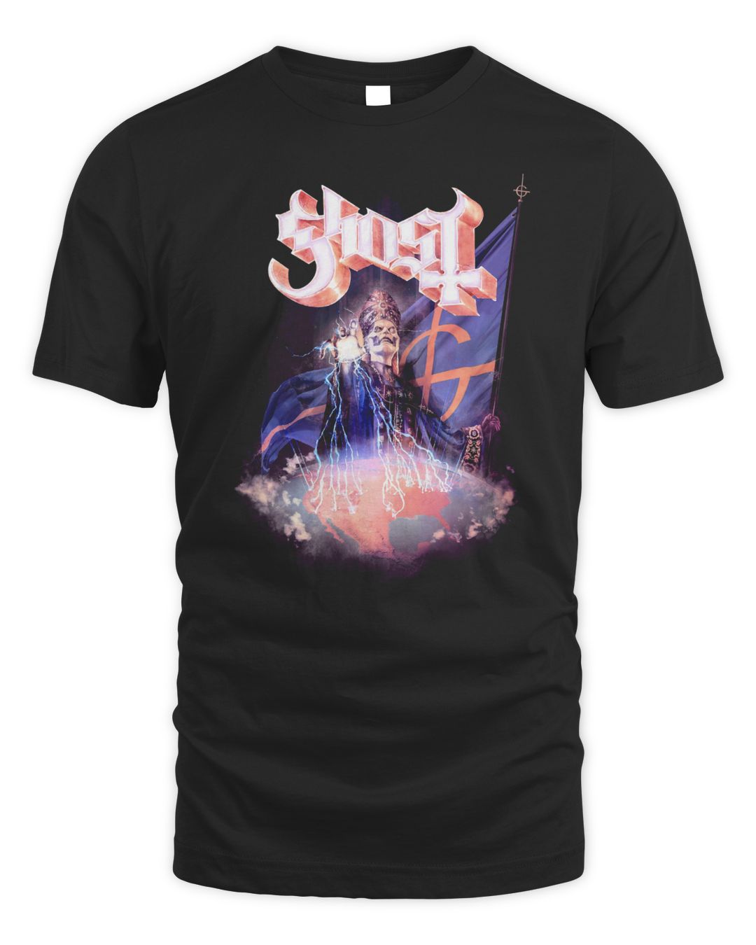 Ghost Merch Impera Lightning Tour Itinerary Shirt