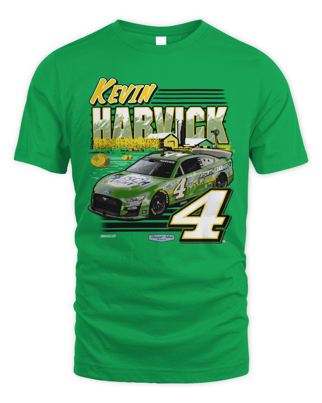 Kevin Harvick Stewart-Haas Racing Team Collection Busch Light #ForTheFarmers Shirt