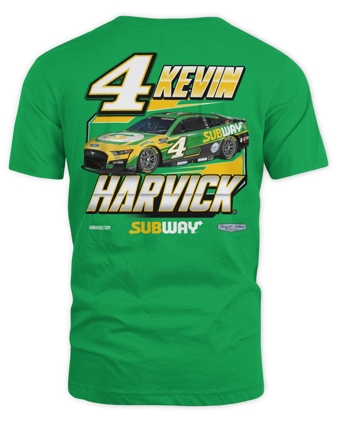 Kevin Harvick Stewart-Haas Racing Team Collection Subway 2-Spot Graphic Shirt