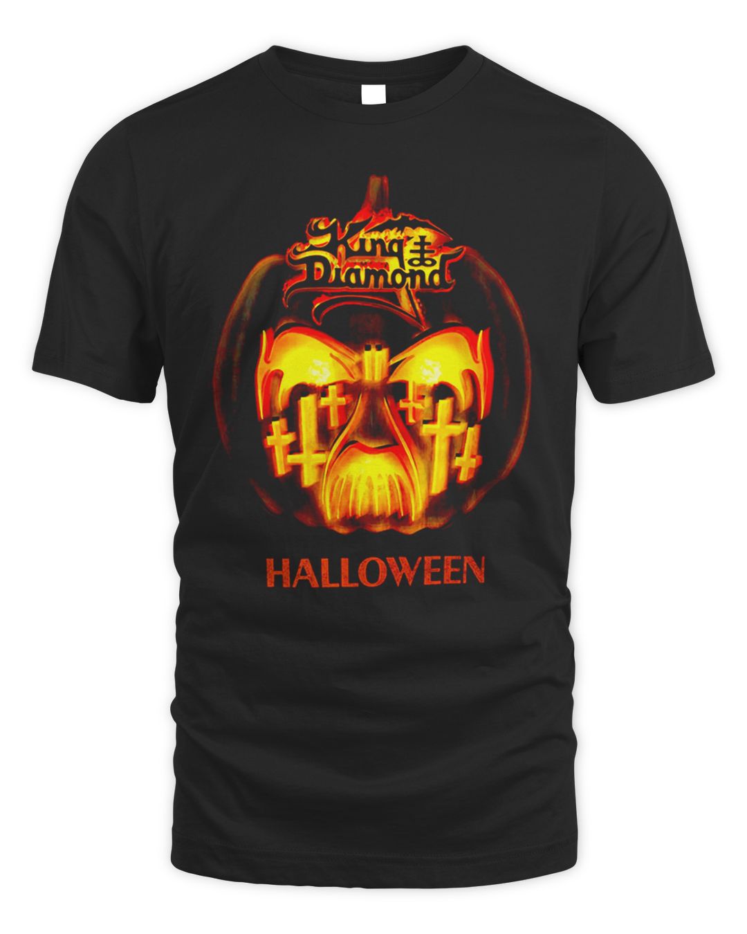 King Diamond Merch Halloween Pumpkin Face Shirt