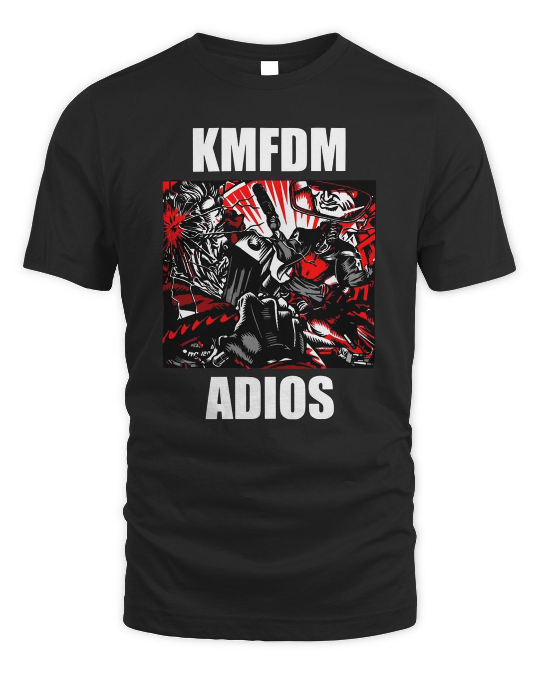 Kmfdm Merch Adios Shirt