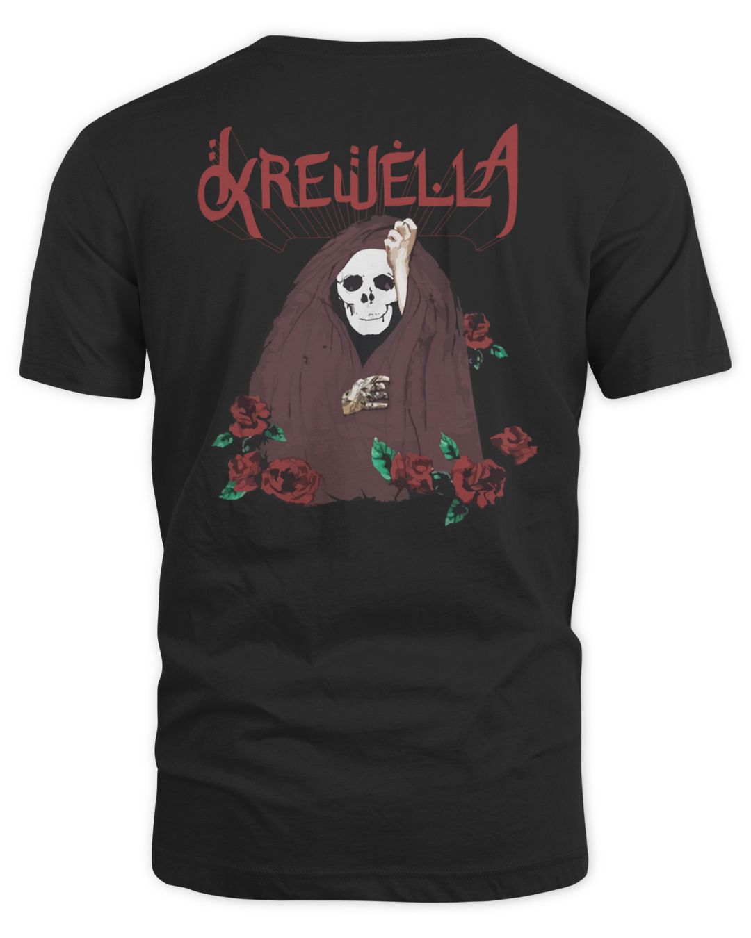 Krewella Merch Skull Veil Shirt