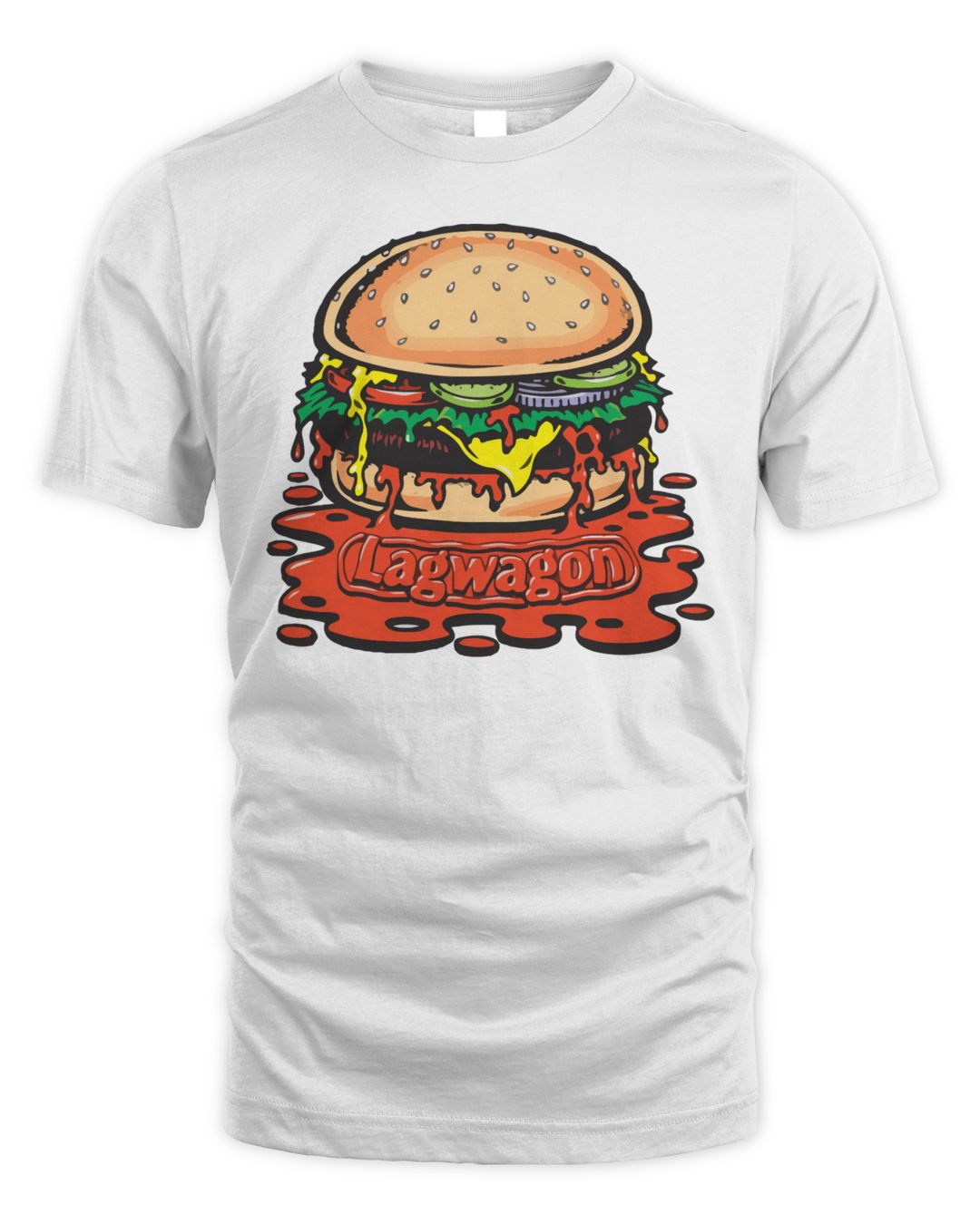 Lagwagon Merch Lagburger Reissue Shirt