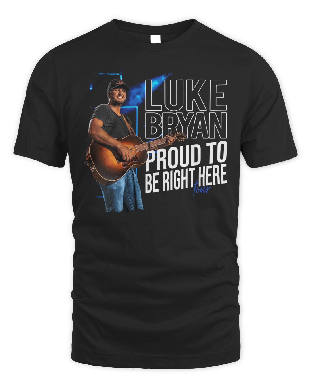 Luke Bryan Merch Proud To Be Right Here Tour Stage Shirt