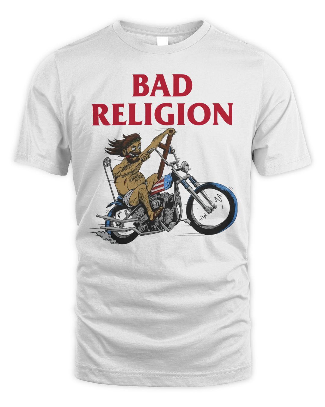 Night Shift Merch Bad Religion American Jesus Shirt