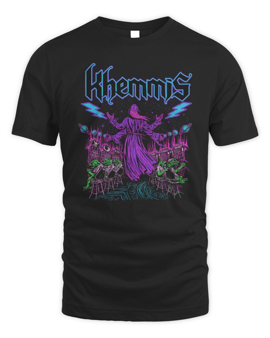 Night Shift Merch Khemmis – Casino Wizard Shirt