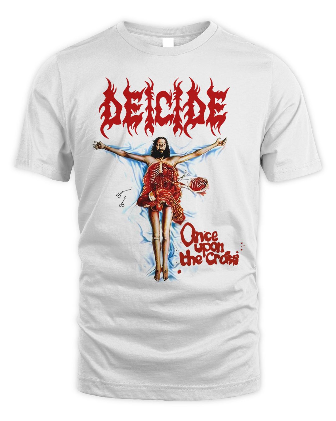 Nightshift Merch Deicide Once Upon the Cross Shirt