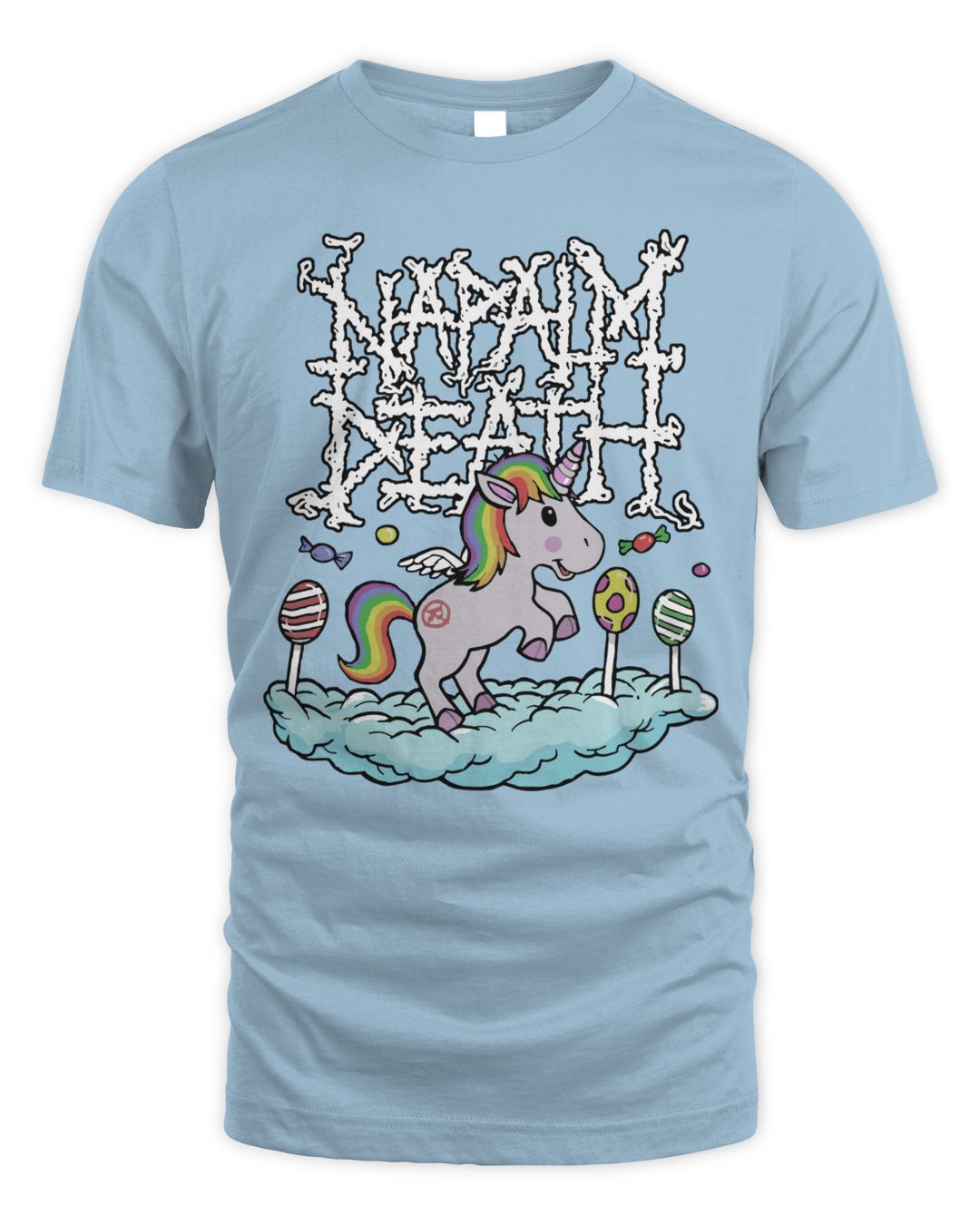 Nightshift Merch Napalm Death Unicorn Shirt