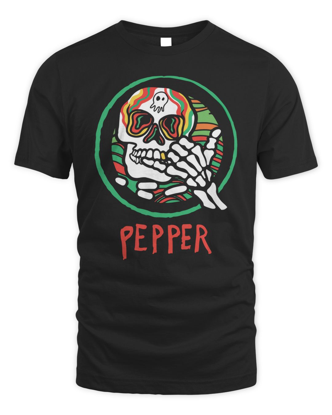Pepper Merch Hang Loose Skeleton Shirt