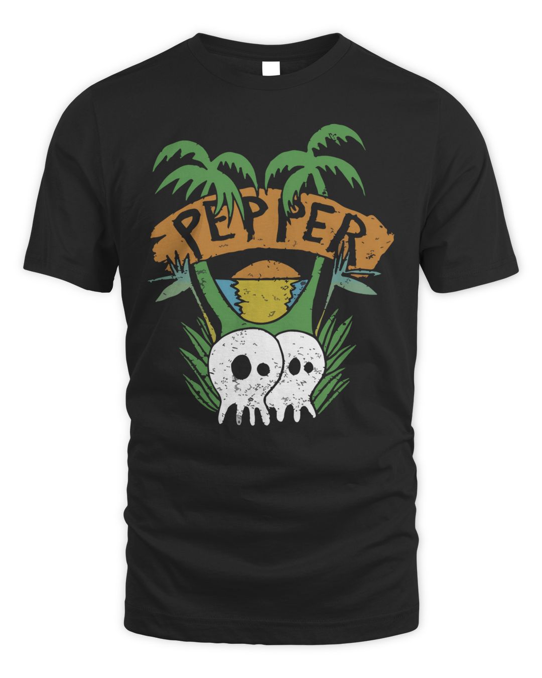Pepper Merch Skullconut Trees Shirt