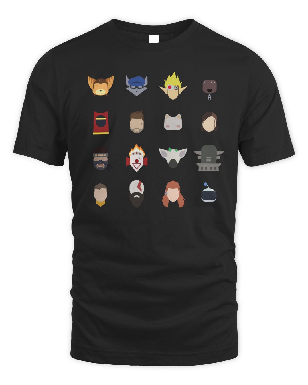 Playstation Merch Studios Character Icons T-Shirt
