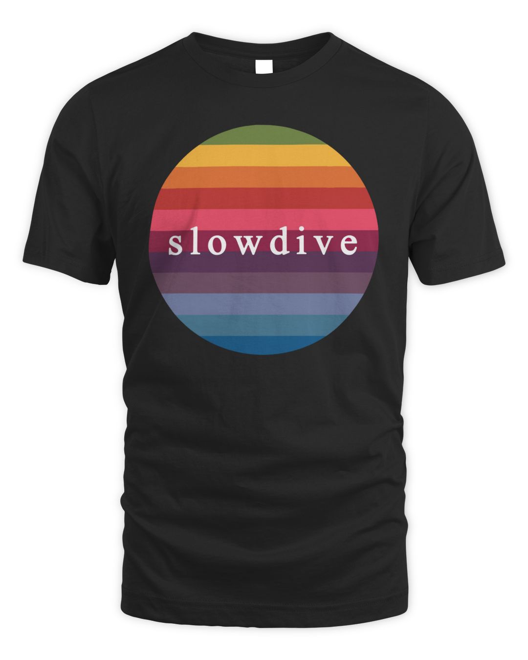 Slowdive Merch Rainbow Shirt