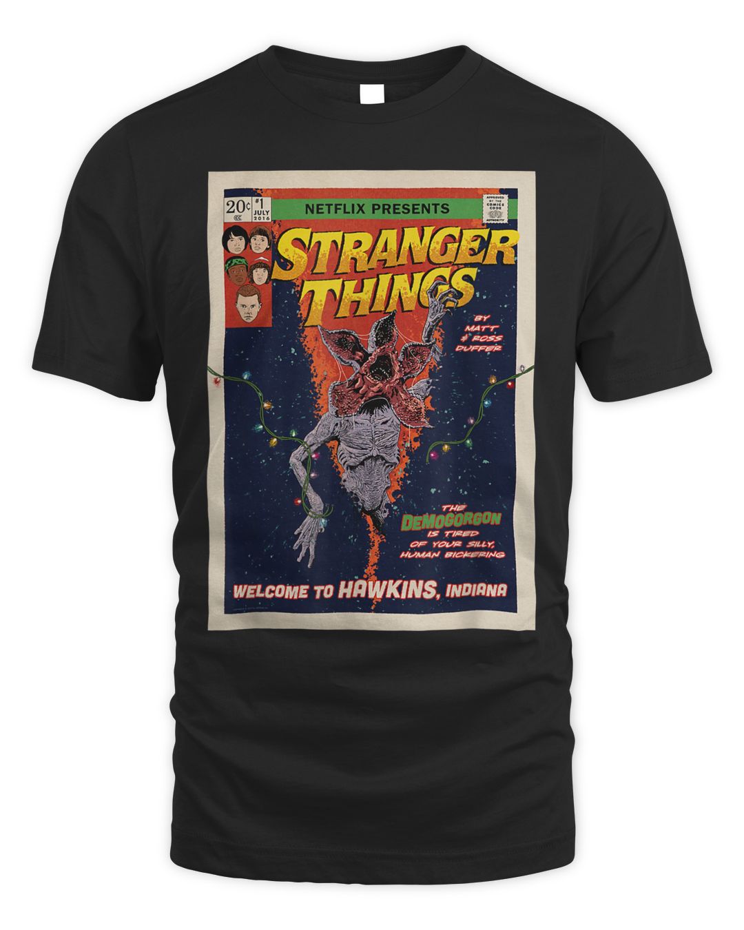Stranger Things Welcome To Hawkins Comic Cover Shirt