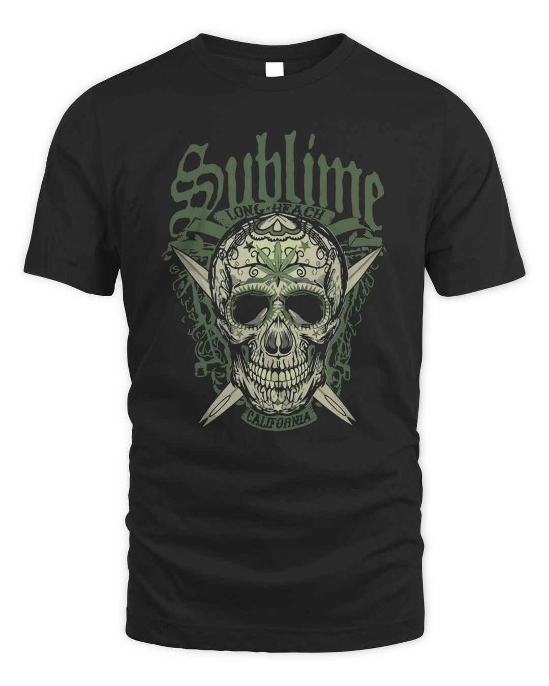 Sublime Merch Lbc Skull Shirt