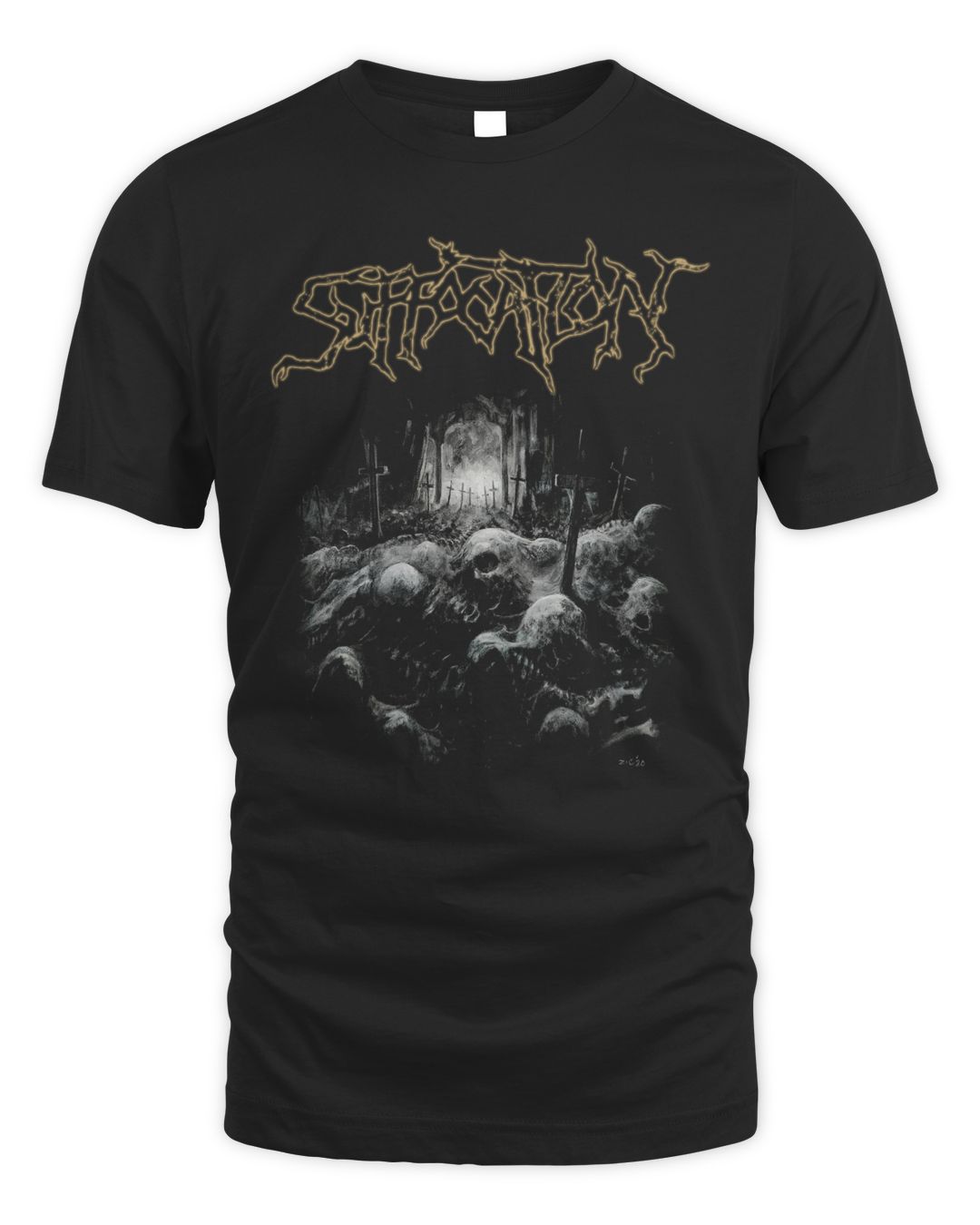 Suffocation Merch Graveyard Shirt