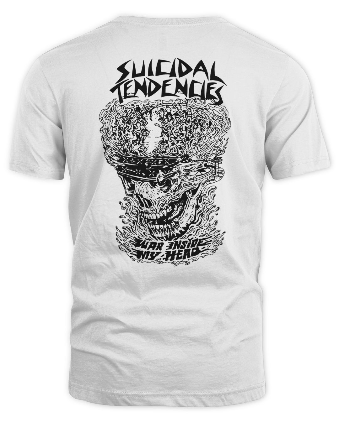 Suicidal Tendencies Merch Ts Vv War Inside My Head The Artist Series Shirt OGz