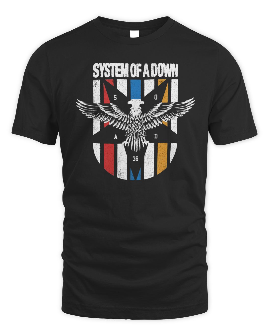 System Of A Down Merch Eagle Colors Shirt