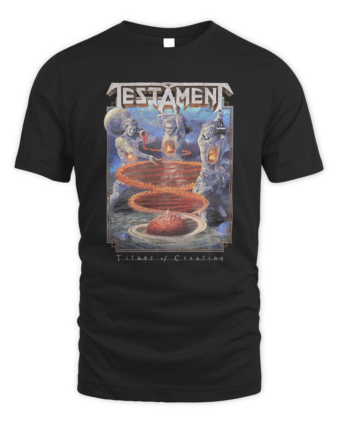 Testament Merch Titans Of Creation Bsb Tour Shirt