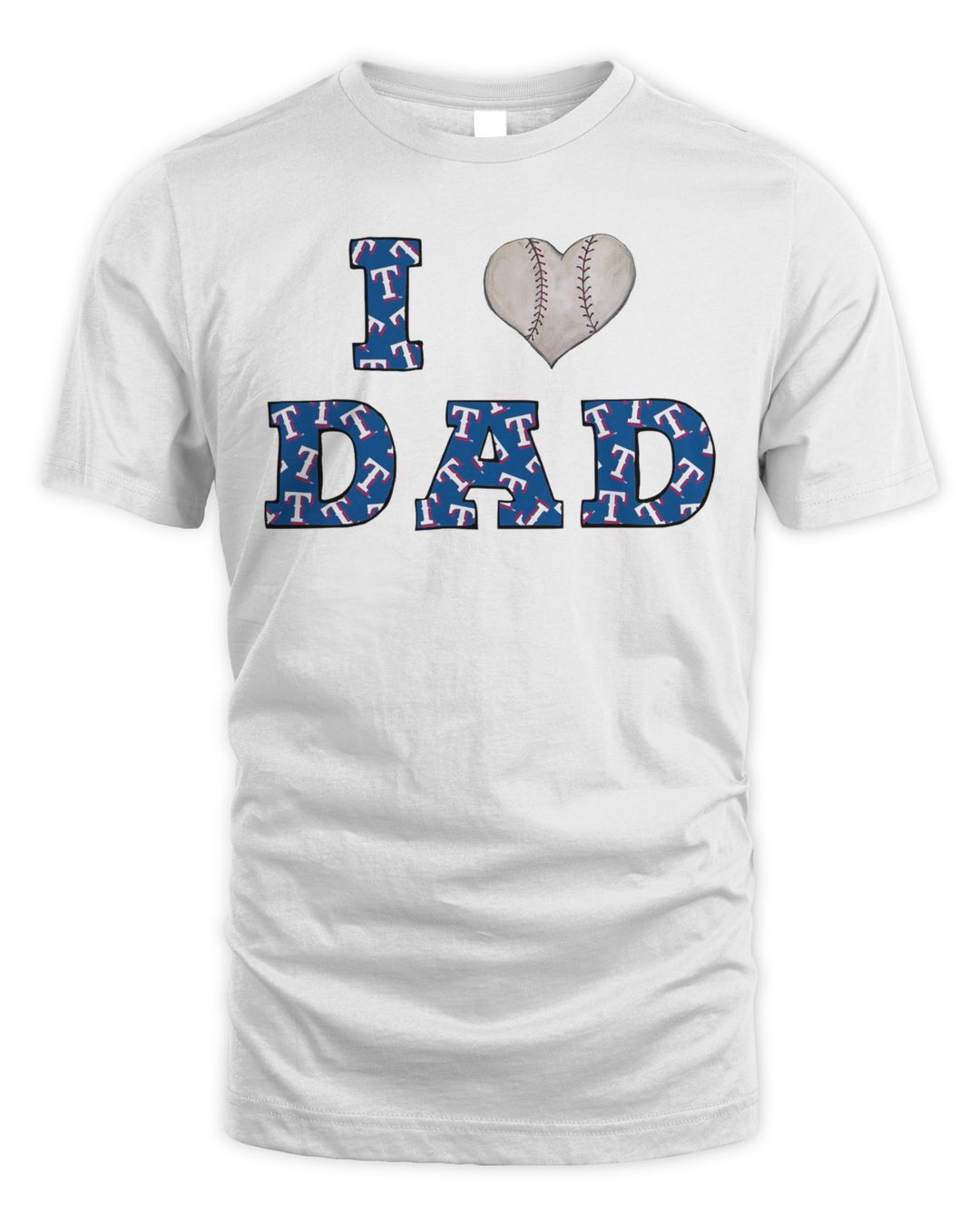 Texas Rangers I Love Dad Shirt