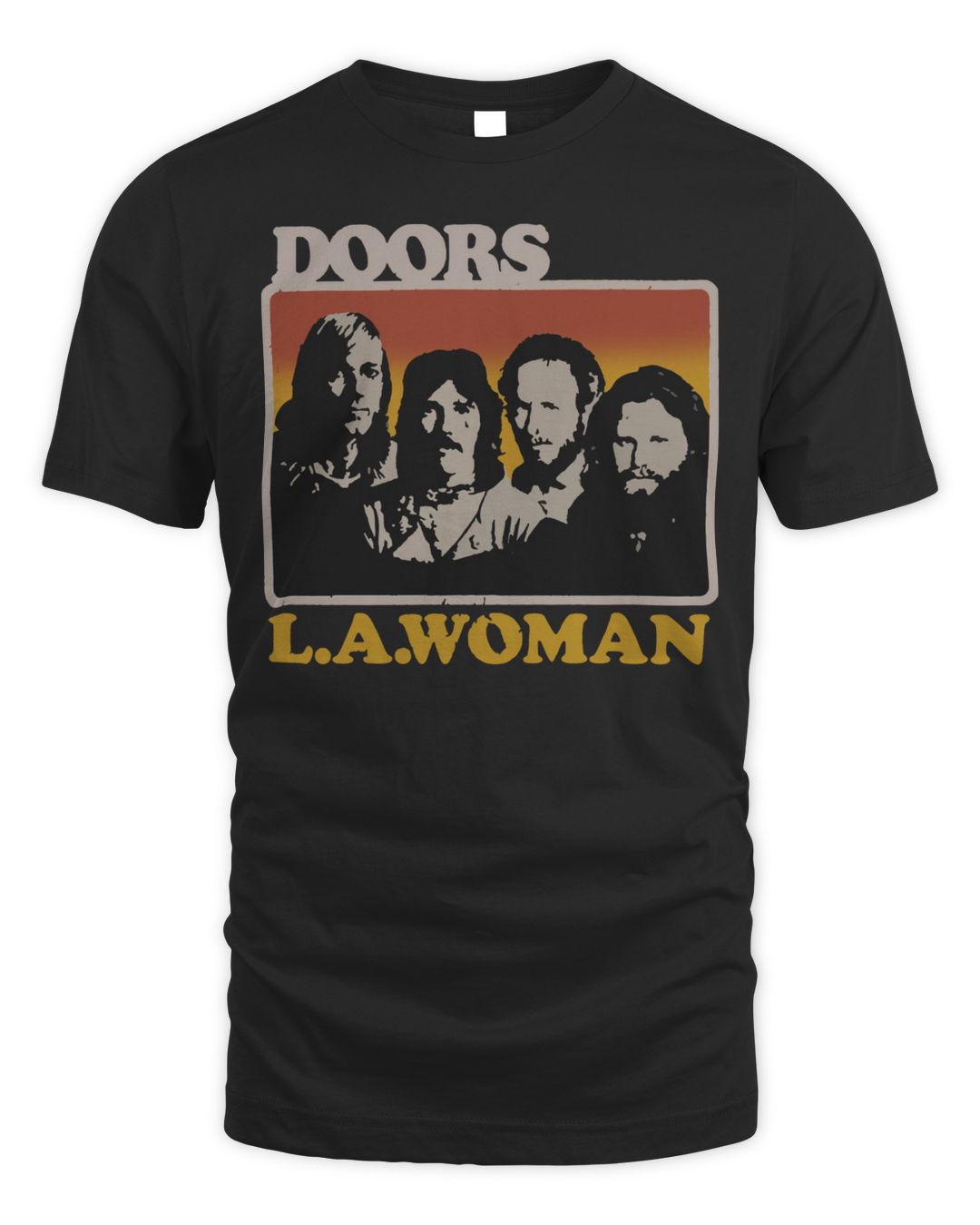 The Doors Merch LA Woman Album Shirt