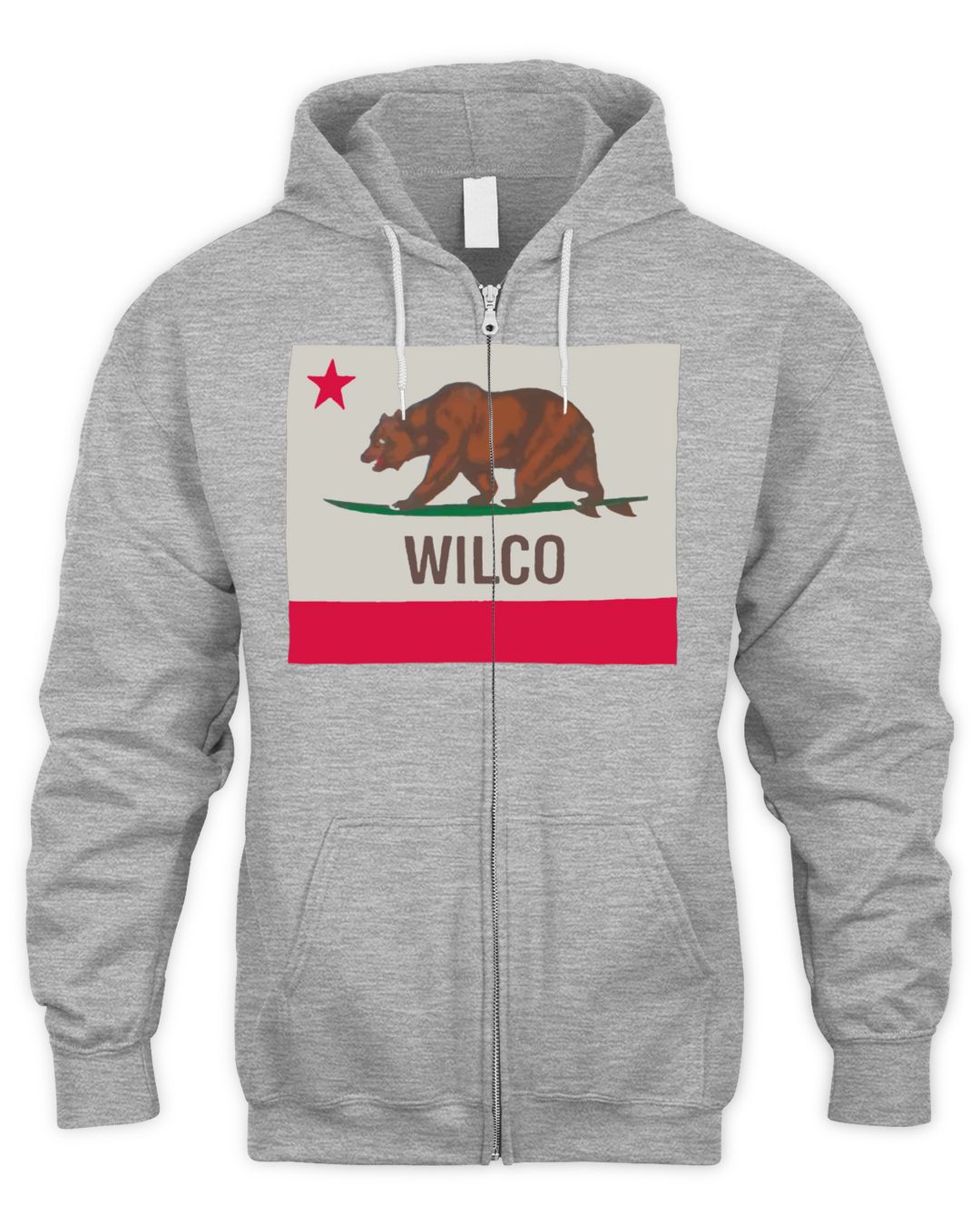 Wilco Merch Surfing Bear Shirt