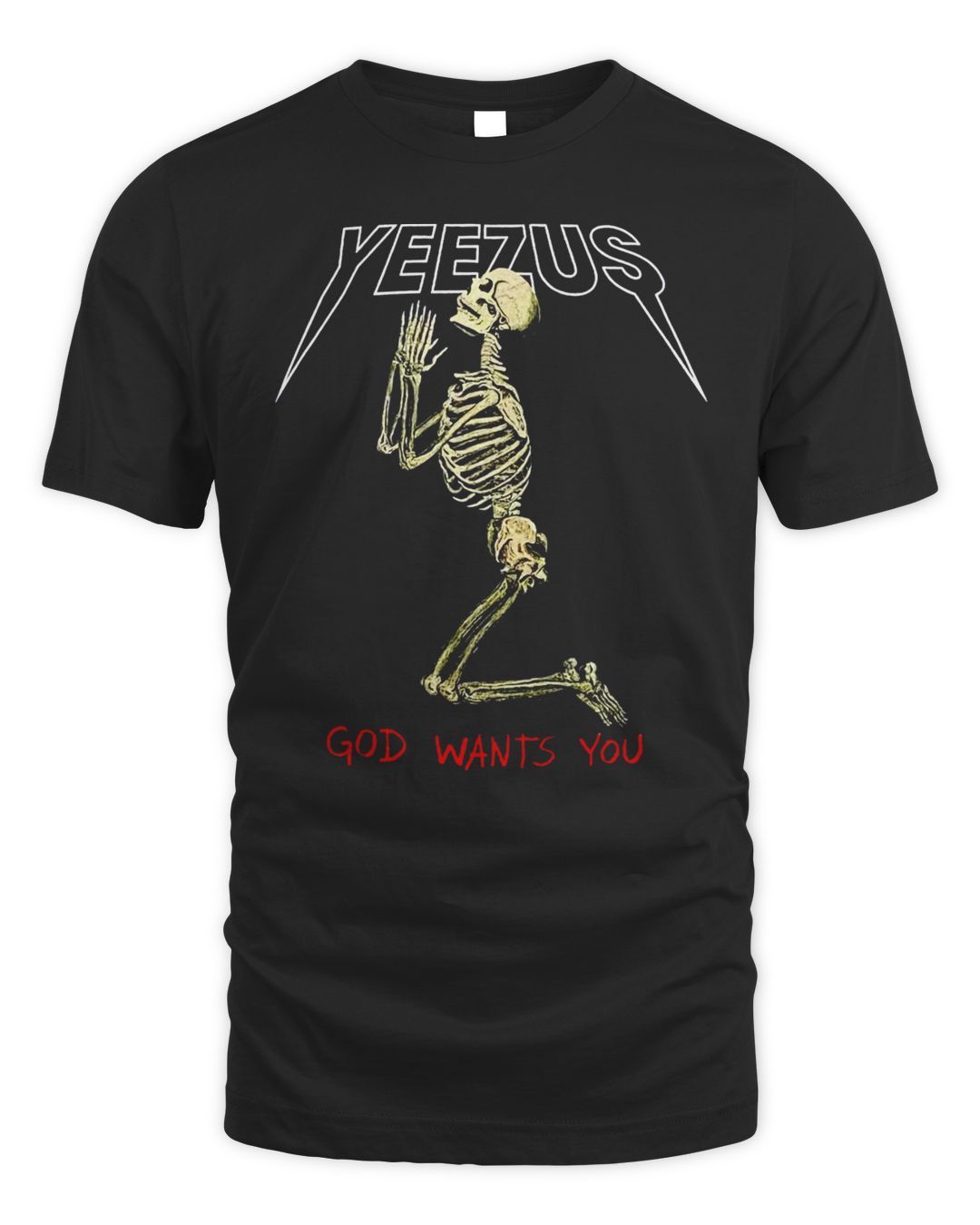 Yeezus Merch Skeleton Shirt